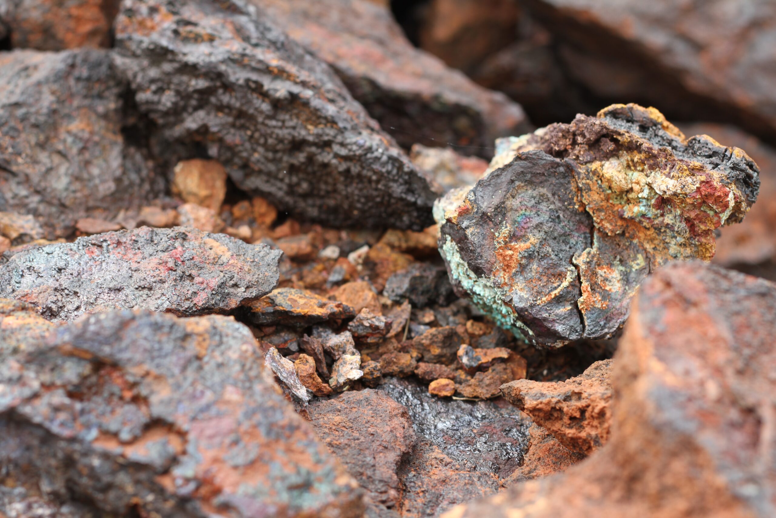 Copper metal ore